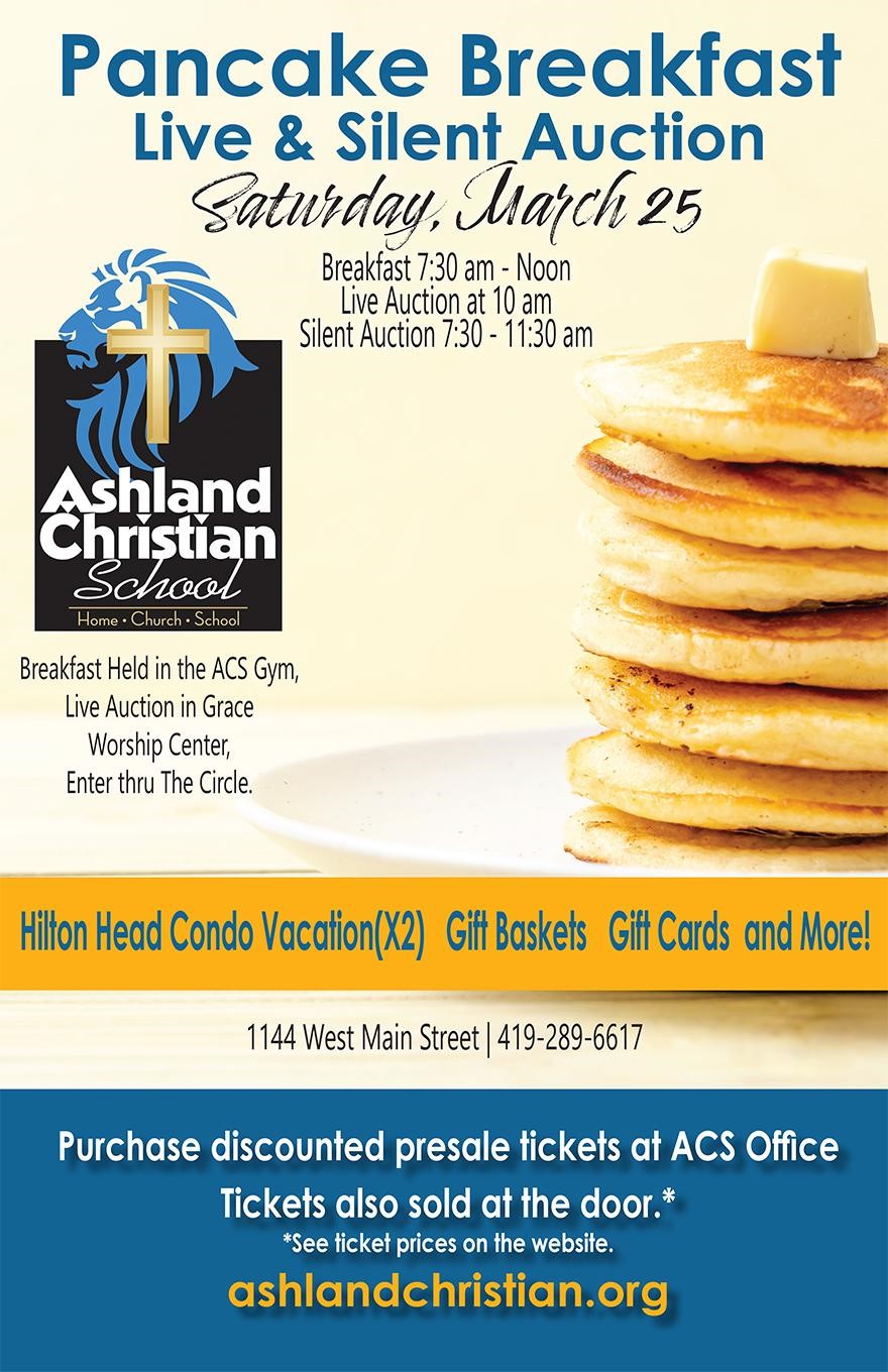2023 ACS Pancake Breakfast and Live/Silent Auctions